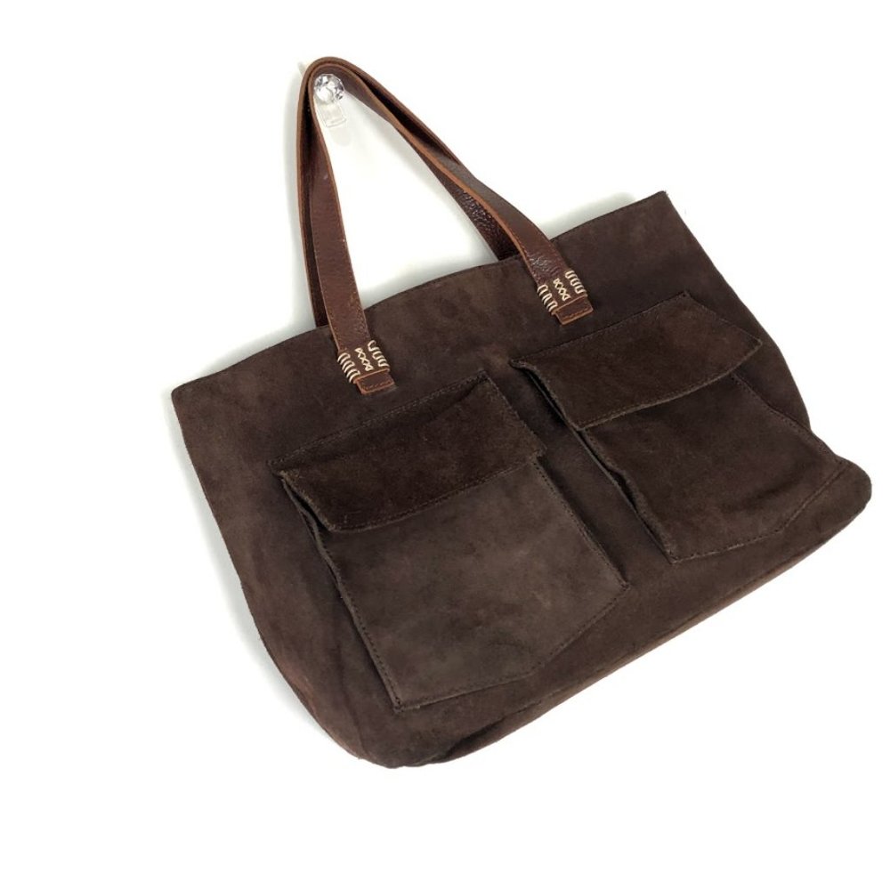 SUNDANCE leather duffel overnight bag purse large